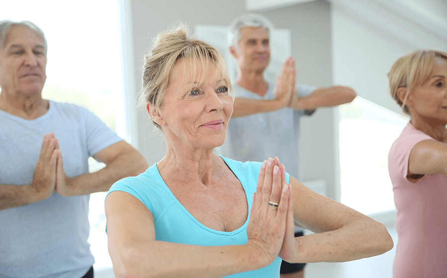 Yoga para adultos mayores